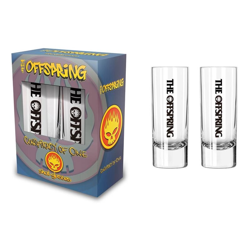 Lot de verres à shots  de The Offspring - Conspiracy Of One - pour Indifférent - transparent - The Offspring