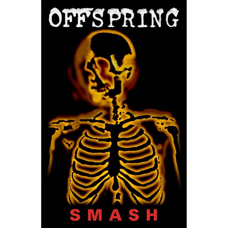 Drapeau  de The Offspring - Smash - pour Indifférent - noir - The Offspring