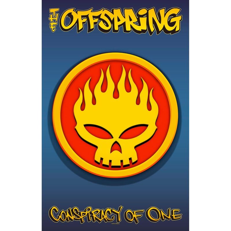Drapeau  de The Offspring - Conspiracy Of One - pour Indifférent - multicolore - The Offspring