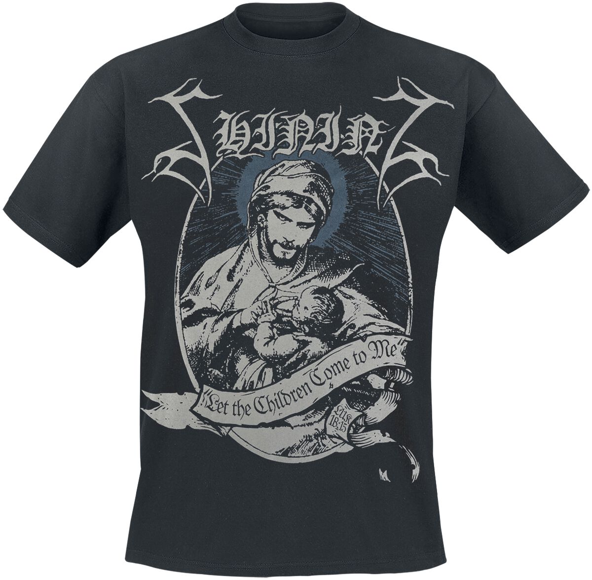 T-Shirt Manches courtes  de Shining - Let The Children Come TO Me - S à XXL - pour Homme - noir - Shining