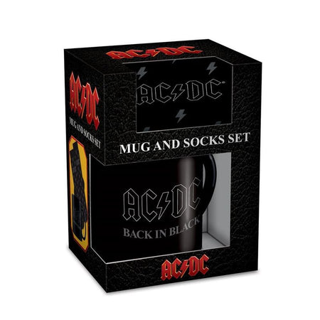 Mug  de AC/DC - Back In Black - Tassen-Socken-Set - pour Indifférent - Standard - AC/DC