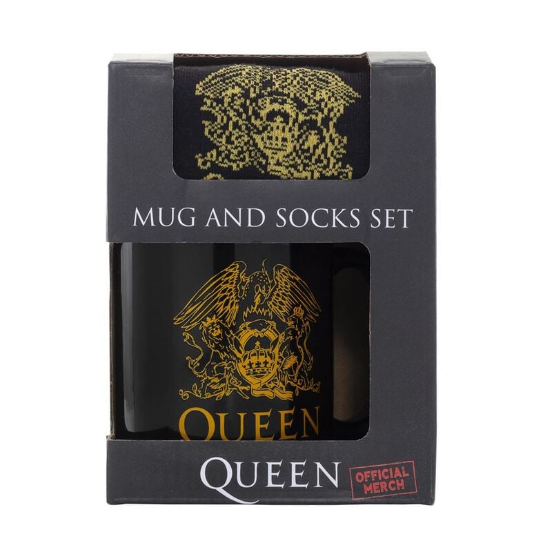 Mug  de Queen - Logo - Tassen-Socken-Set - pour Indifférent - Standard - Queen