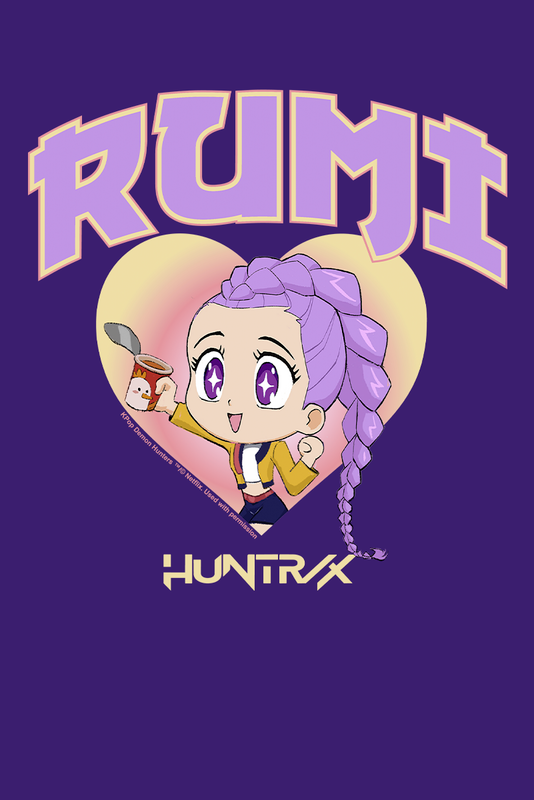 T-shirt  de KPop Demon Hunters - Huntrix Rumi - 104 - pour filles & garçonse - lilas - KPop Demon Hunters - View 2