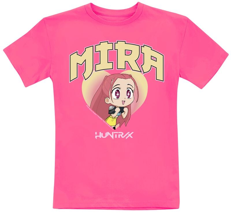 T-shirt  de KPop Demon Hunters - Huntrix Mira - 104 à 152 - pour Enfants - fuchsia - KPop Demon Hunters