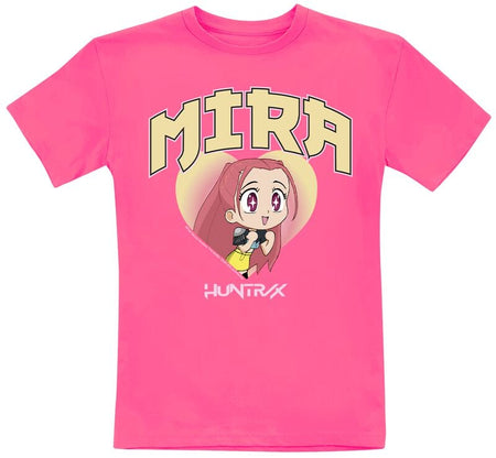 T-shirt  de KPop Demon Hunters - Huntrix Mira - 104 à 152 - pour Enfants - fuchsia - KPop Demon Hunters