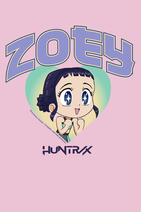 T-Shirt Manches courtes  de KPop Demon Hunters - Huntrix Zoey - 104 à 152 - pour Enfants - rose - KPop Demon Hunters - View 2