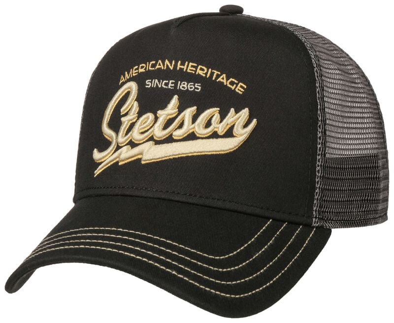 Casquette  de Stetson - Trucker Cap American Heritage Classic - pour Unisexe - noir - Stetson