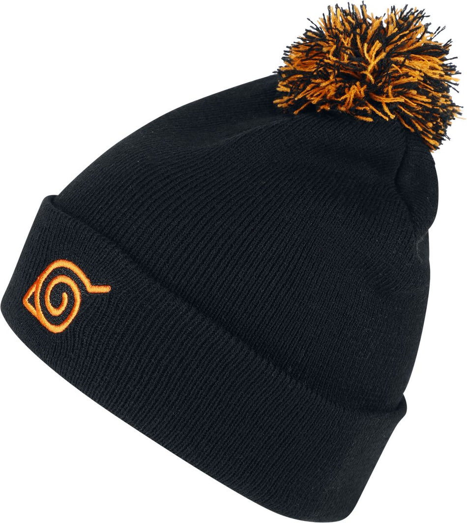 Bonnet  de Naruto - Konoha Beanie - pour Unisexe - noir - Naruto