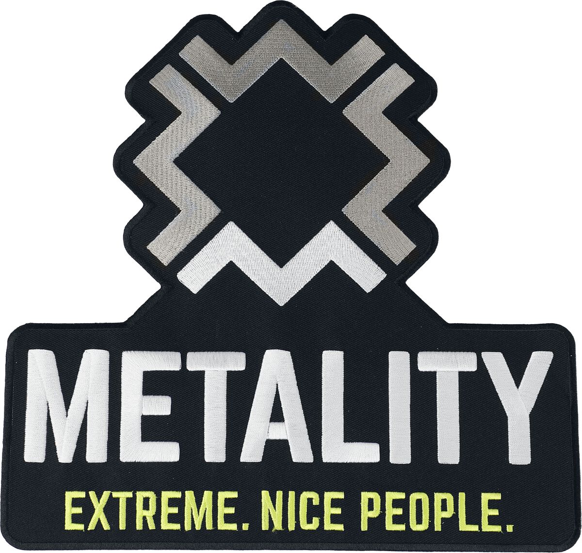 Patch  de Metality - Backpatch - pour Unisexe - noir - Metality