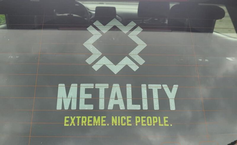 Autocollant  de Metality - Heckscheibenaufkleber - pour Unisexe - multicolore - Metality