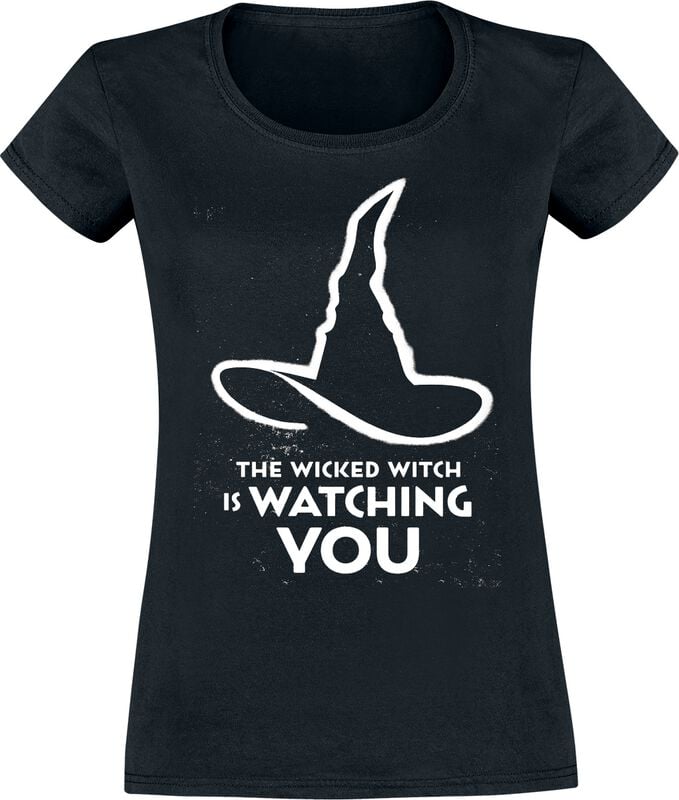 T-Shirt Manches courtes  de Wicked - The Witch Is Watching You - S à 3XL - pour Femme - noir - Wicked
