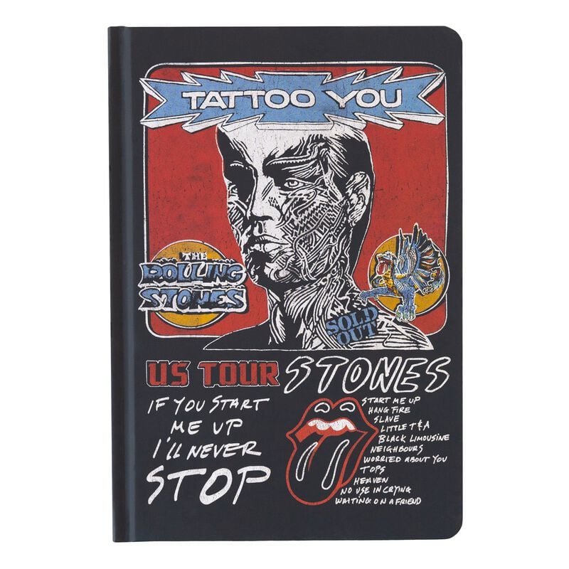 Carnet de notes  de The Rolling Stones - Notizbuch A5 The Rolling Stones - pour Unisexe - multicolore - The Rolling Stones