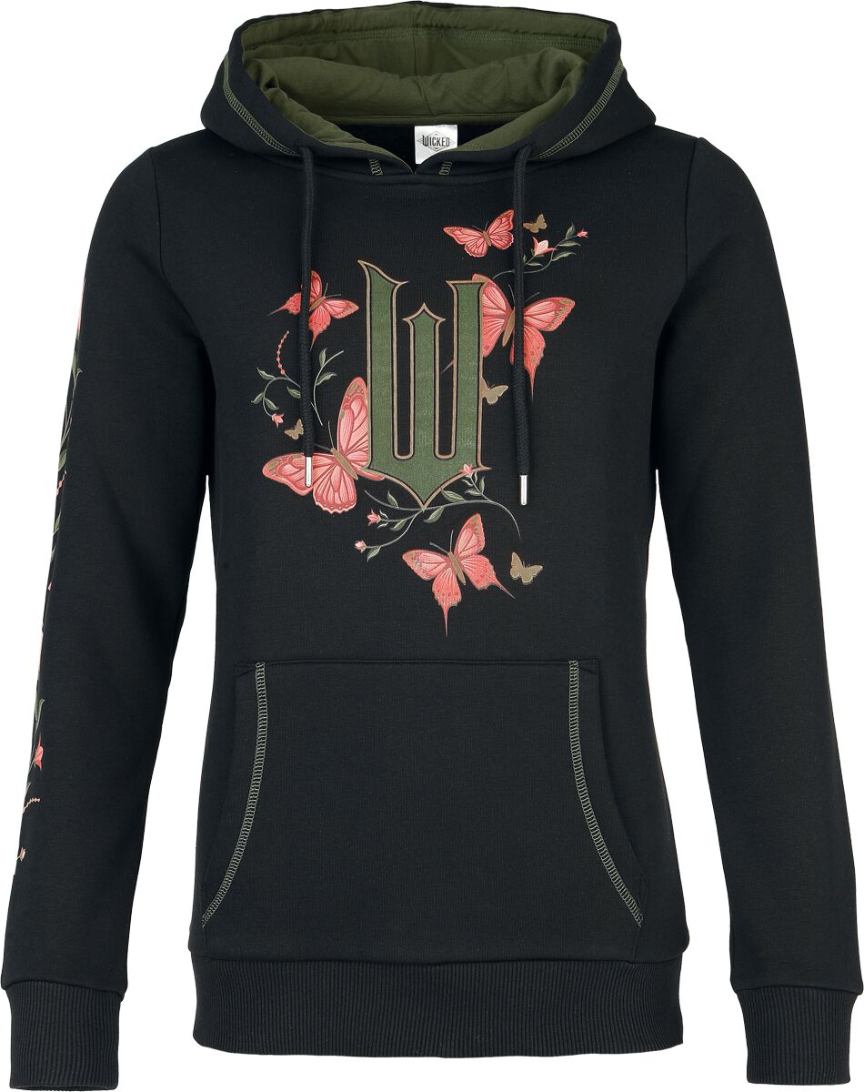 Sweat-shirt à capuche  de Wicked - Enchanted Elements - S à XXL - pour Femme - noir - Wicked