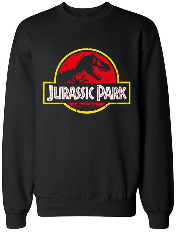 Sweat-shirt  de Jurassic Park - Logo - S à XXL - pour Homme - noir - Jurassic Park