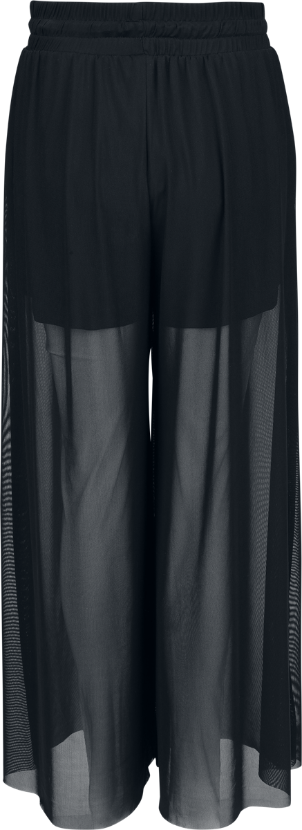 Pantalon en toile Gothic de Gothicana by EMP - Vailed in Darkness - S à XXL - pour Femme - noir - Gothicana by EMP - View 2