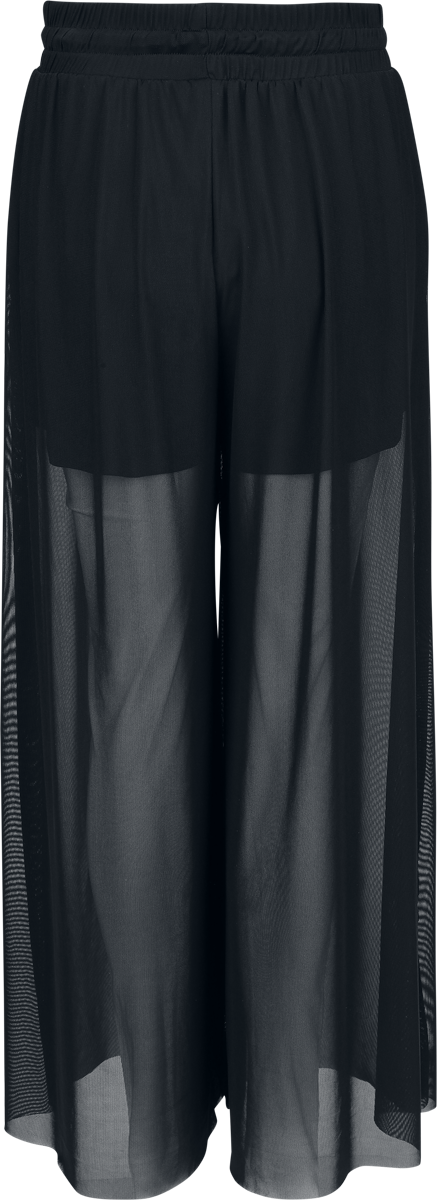 Pantalon en toile Gothic de Gothicana by EMP - Vailed in Darkness - S à M - pour Femme - noir - Gothicana by EMP - View 2