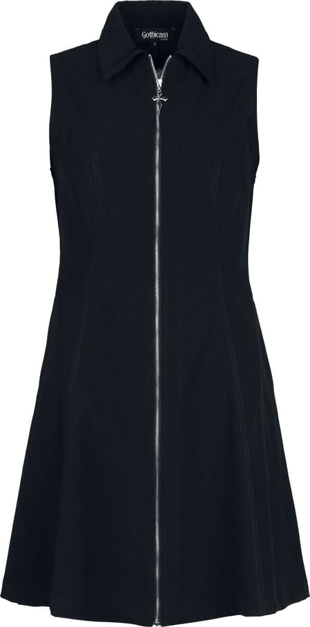 Robe courte Gothic de Gothicana by EMP - The Void - S à XXL - pour Femme - noir - Gothicana by EMP