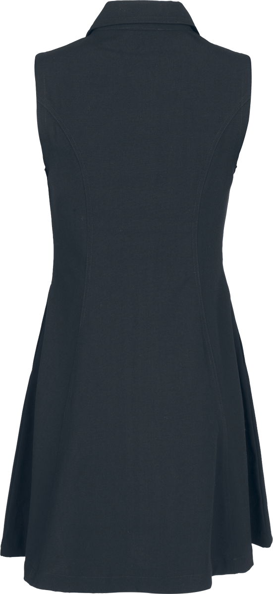 Robe courte Gothic de Gothicana by EMP - The Void - S à XXL - pour Femme - noir - Gothicana by EMP - View 2