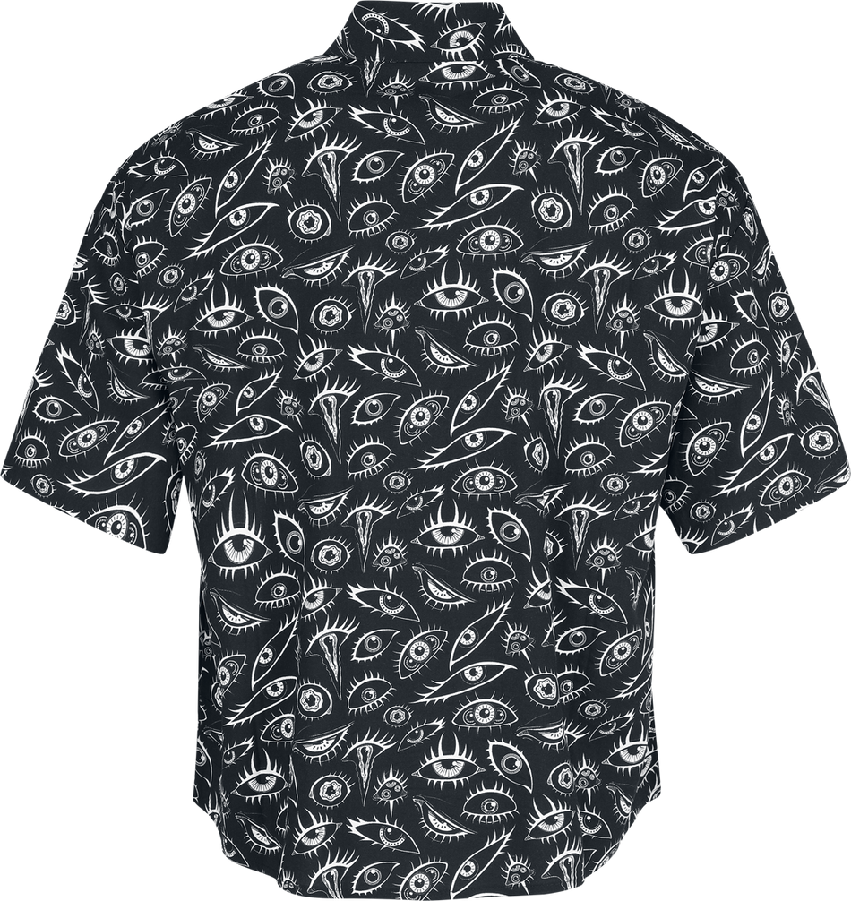 Chemise manches courtes Gothic de Gothicana by EMP - The Void - S à XXL - pour Homme - noir - Gothicana by EMP - View 2