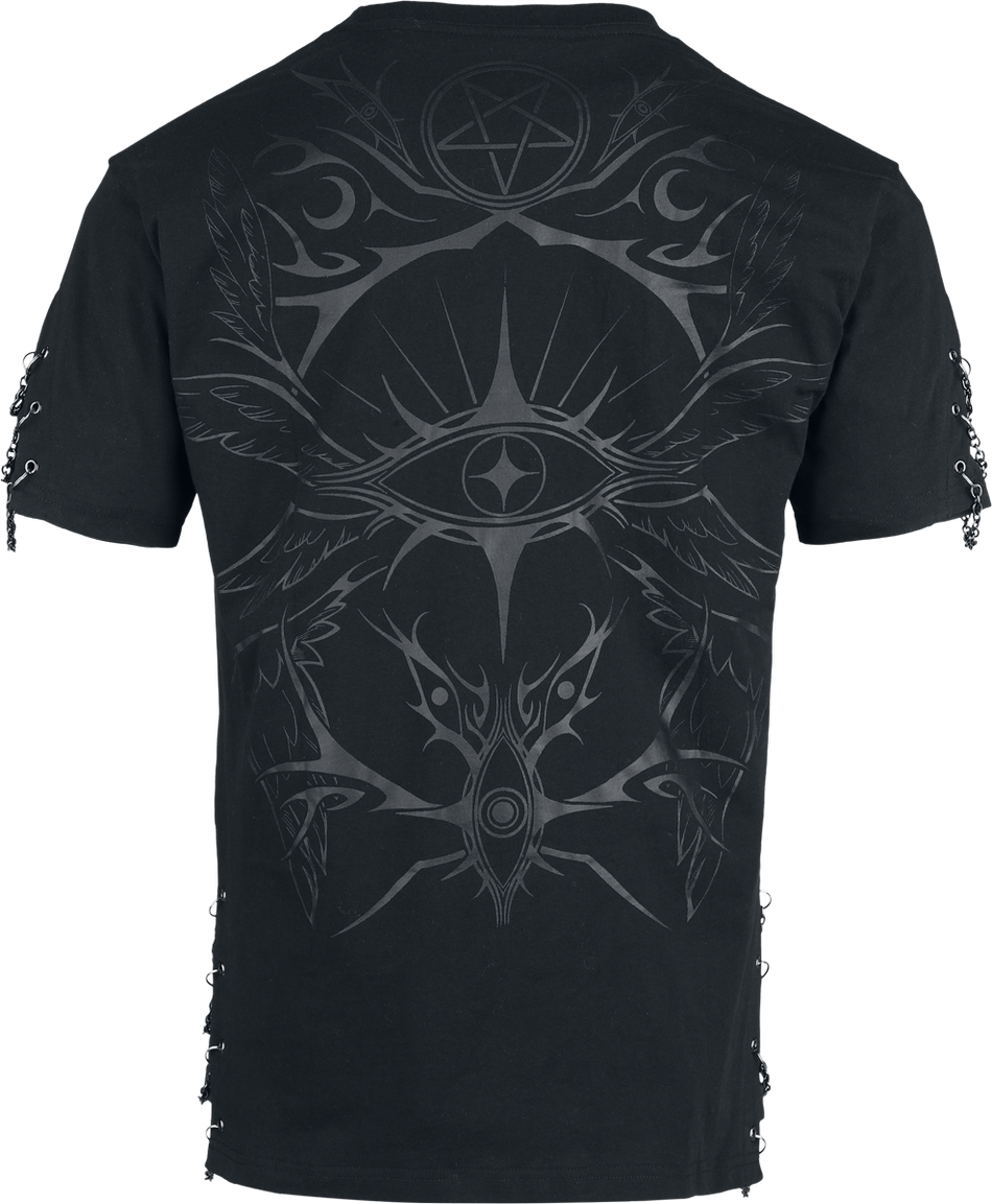 T-Shirt Manches courtes Gothic de Gothicana by EMP - The Void - S à XXL - pour Homme - noir - Gothicana by EMP - View 2
