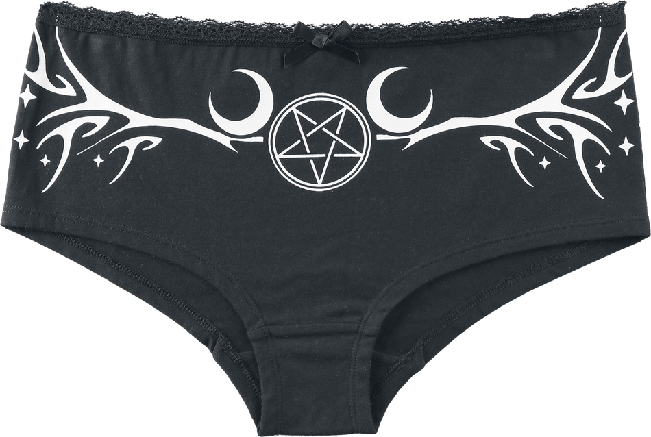 Lot de culottes Gothic de Gothicana by EMP - The Void - S à XXL - pour Femme - noir - Gothicana by EMP - View 2