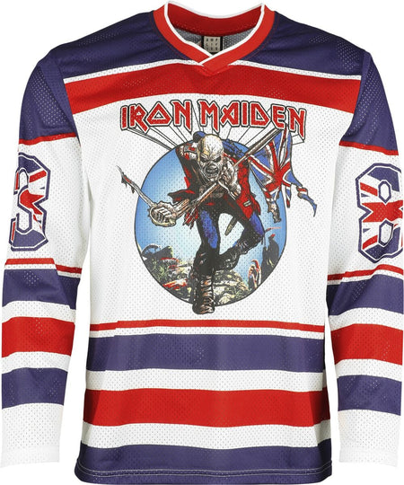 Jersey  de Iron Maiden - Amplified Collection - Hockey Jersey - S à M - pour Homme - multicolore - Iron Maiden