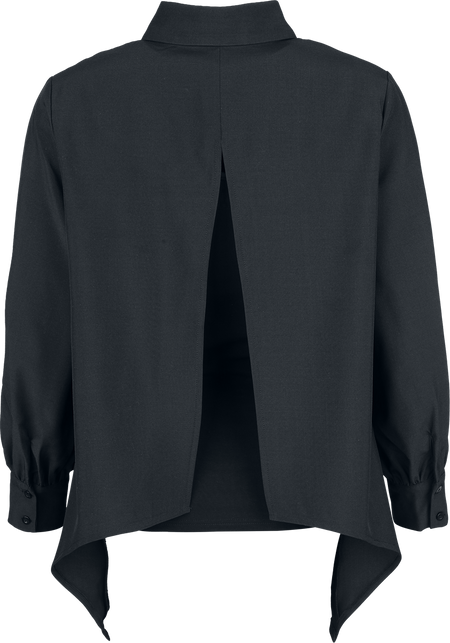 Chemisier Gothic de KIHILIST by KILLSTAR - Eriska Shirt (Black) - XS à 4XL - pour Femme - noir - KIHILIST by KILLSTAR - View 2