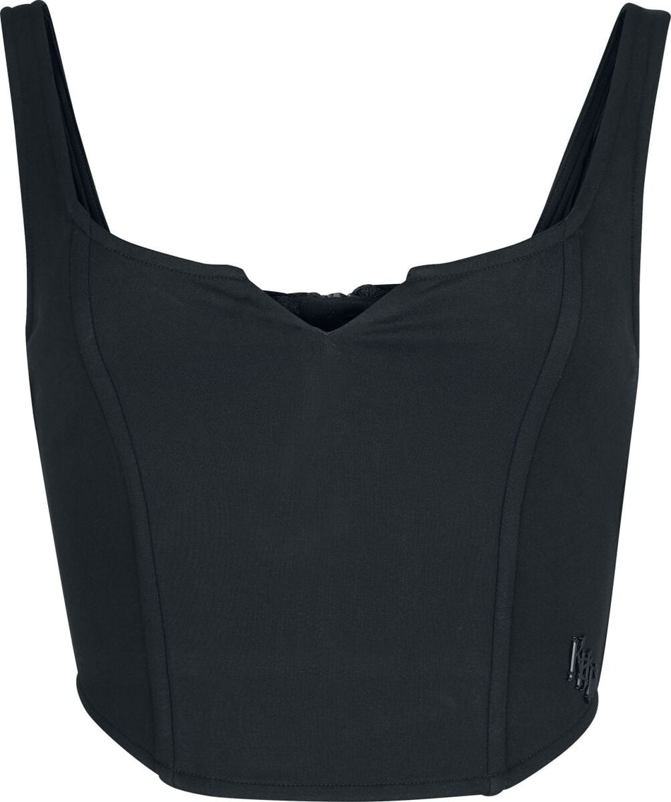 Corset Gothic de KIHILIST by KILLSTAR - Acheris Corset - XS à XXL - pour Femme - noir - KIHILIST by KILLSTAR