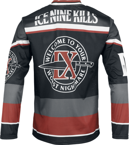 Jersey  de Ice Nine Kills - Amplified Collection - Hockey Jersey - XL à 5XL - pour Homme - multicolore - Ice Nine Kills - View 2