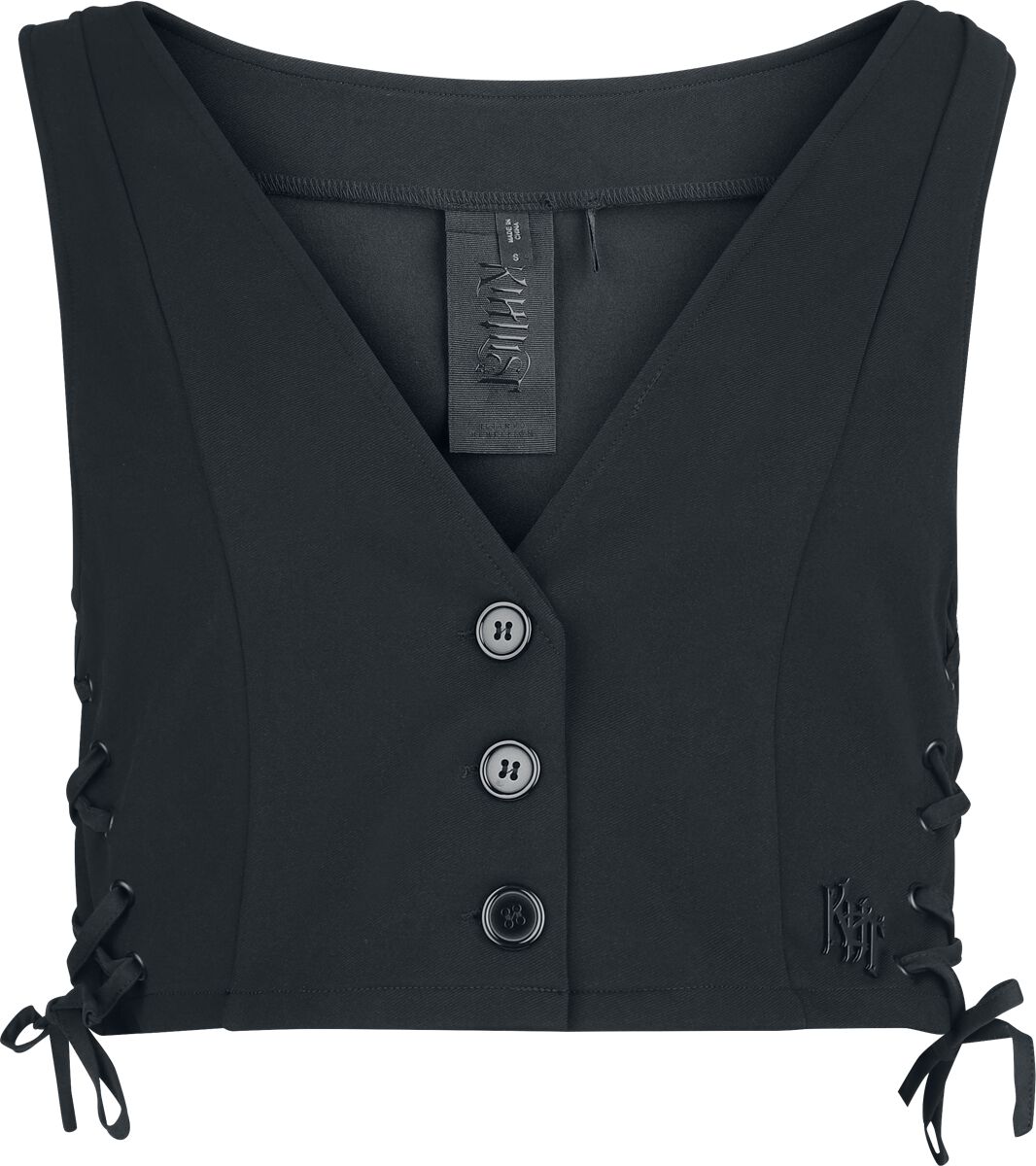 Veste Gothic de KIHILIST by KILLSTAR - Nexara Waistcoat - XS à XXL - pour Femme - noir - KIHILIST by KILLSTAR
