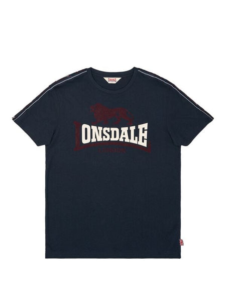 T-Shirt Manches courtes  de Lonsdale London - ELTON - S à 3XL - pour Homme - marine - Lonsdale London