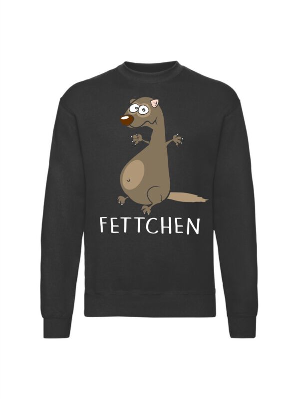Sweat-shirt Fun de Tierisch - Fettchen - L à 4XL - pour Homme - noir - Tierisch