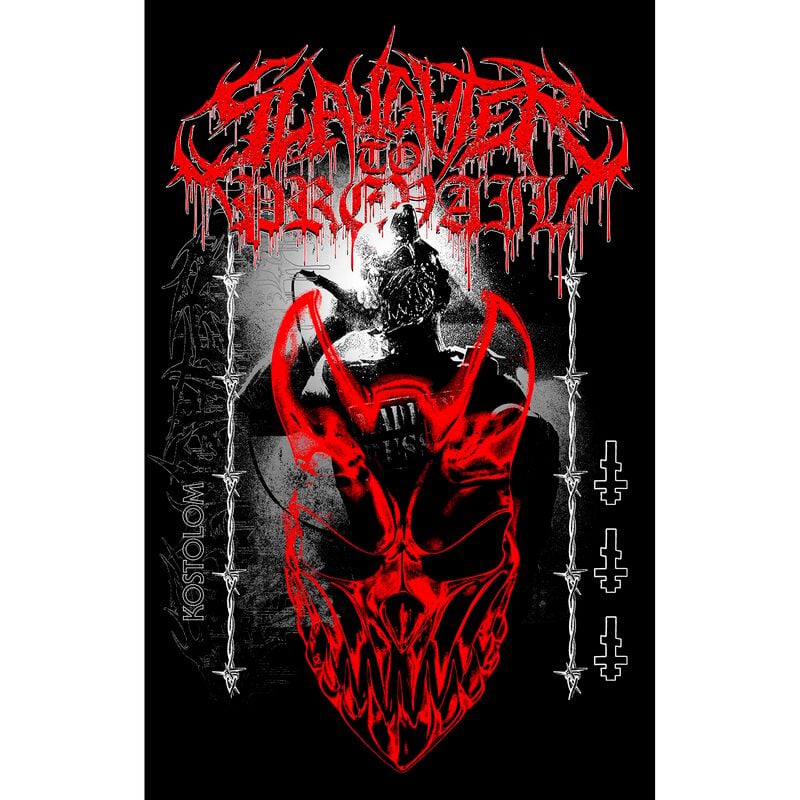 Drapeau  de Slaughter To Prevail - Demolisher - pour Indifférent - noir - Slaughter To Prevail