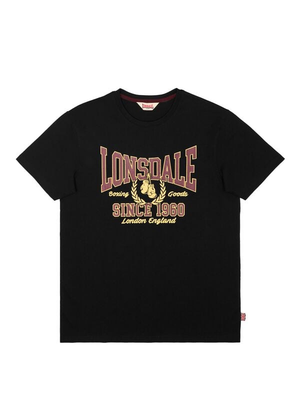 T-Shirt Manches courtes  de Lonsdale London - AYCLIFFE - S à 3XL - pour Homme - noir - Lonsdale London