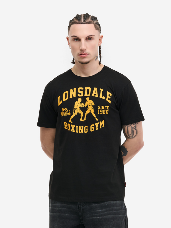 T-Shirt Manches courtes  de Lonsdale London - THEWLES - S à 3XL - pour Homme - noir - Lonsdale London - View 2