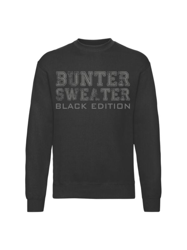 Sweat-shirt Fun de Slogans - Bunter Sweater - M à 3XL - pour Homme - noir - Slogans