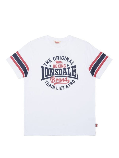 T-Shirt Manches courtes  de Lonsdale London - BARTON - S à 3XL - pour Homme - blanc - Lonsdale London