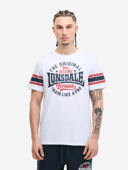 T-Shirt Manches courtes  de Lonsdale London - BARTON - S à 3XL - pour Homme - blanc - Lonsdale London - View 2