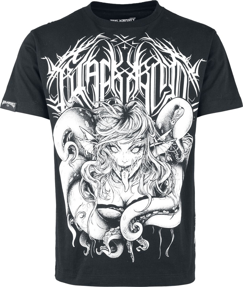 T-Shirt Manches courtes Gothic de Black Blood by Gothicana - Sirens - S à XXL - pour Homme - noir - Black Blood by Gothicana