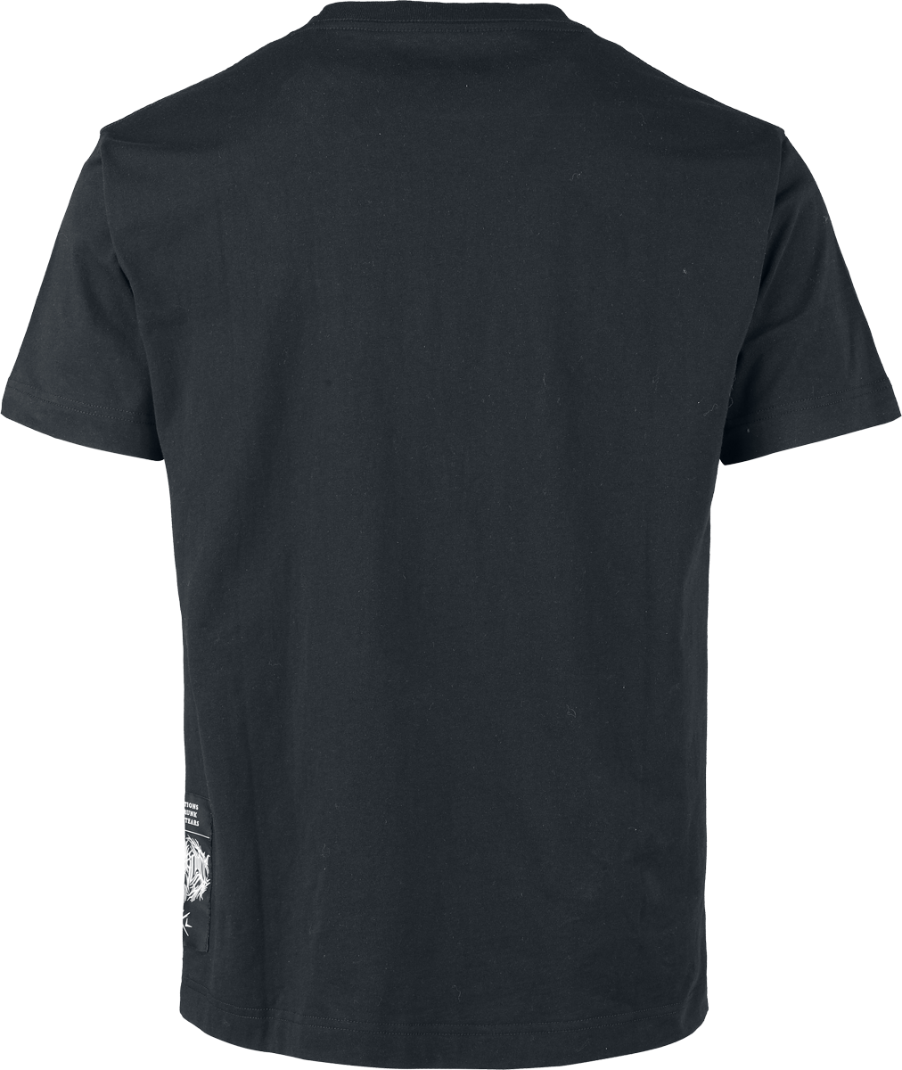 T-Shirt Manches courtes Gothic de Black Blood by Gothicana - Sirens - S à XXL - pour Homme - noir - Black Blood by Gothicana - View 2