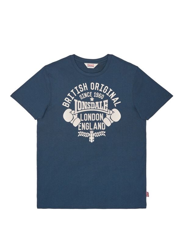 T-Shirt Manches courtes  de Lonsdale London - CATTERICK - S à 3XL - pour Homme - bleu - Lonsdale London