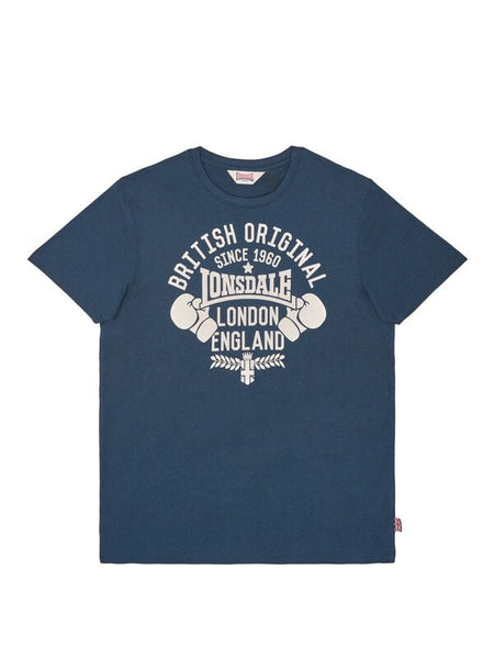 T-Shirt Manches courtes  de Lonsdale London - CATTERICK - S à 3XL - pour Homme - bleu - Lonsdale London