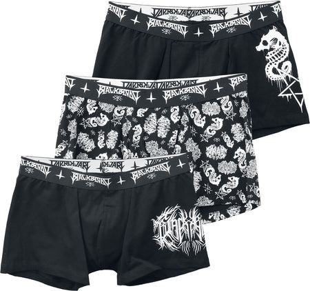 Boxer Gothic de Black Blood by Gothicana - Sirens - S à XXL - pour Homme - noir - Black Blood by Gothicana