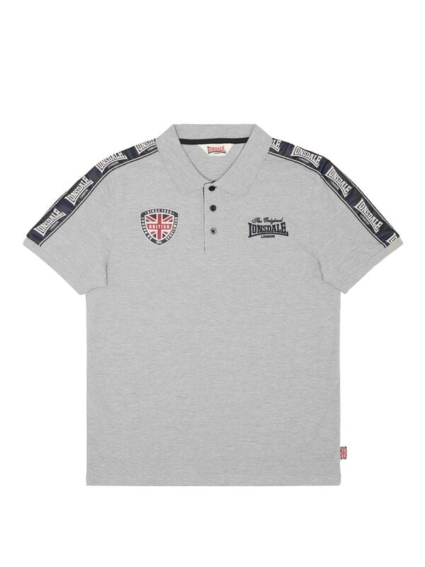 Polo  de Lonsdale London - PELTON - S à 3XL - pour Homme - gris chiné - Lonsdale London
