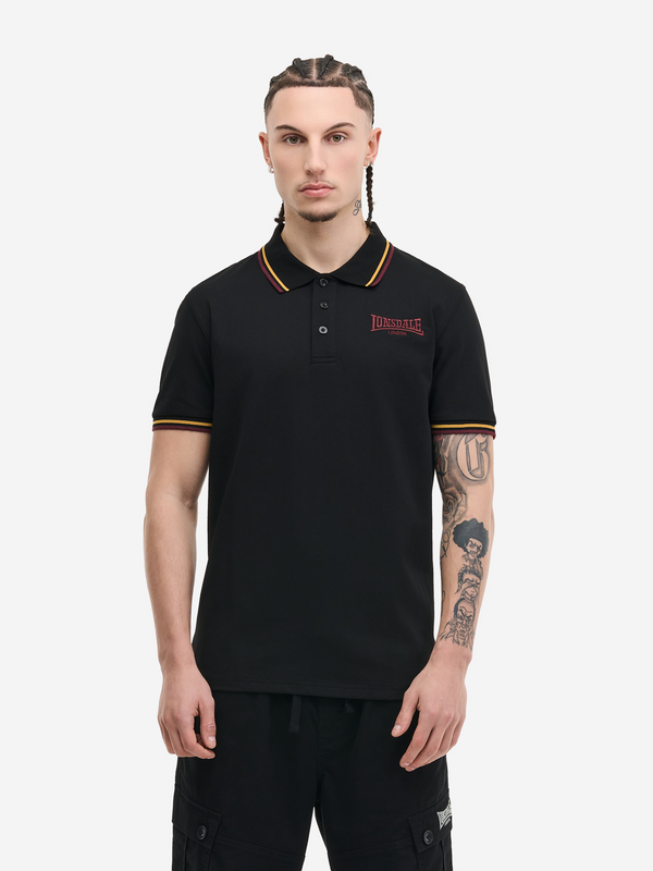 Polo  de Lonsdale London - TURSDALE - S à 3XL - pour Homme - noir - Lonsdale London - View 2
