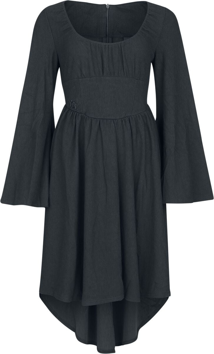 Robe mi-longue Gothic de KIHILIST by KILLSTAR - Eye Of Eris Midi Dress - XS à 4XL - pour Femme - noir - KIHILIST by KILLSTAR