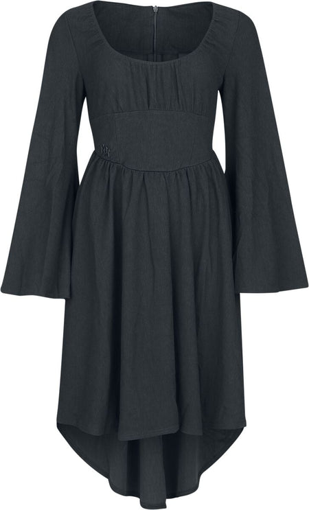 Robe mi-longue Gothic de KIHILIST by KILLSTAR - Eye Of Eris Midi Dress - XS à 4XL - pour Femme - noir - KIHILIST by KILLSTAR