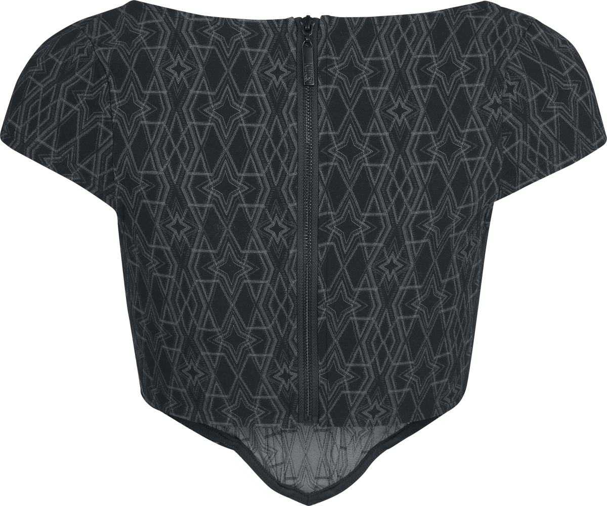 Corset Gothic de KIHILIST by KILLSTAR - Thelma Corset - XS à 4XL - pour Femme - noir - KIHILIST by KILLSTAR - View 2