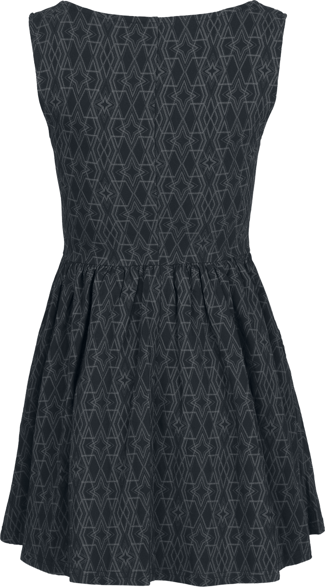 Robe courte Gothic de KIHILIST by KILLSTAR - Mortalis Mini Dress - XS à 4XL - pour Femme - noir - KIHILIST by KILLSTAR - View 2