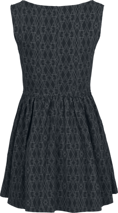 Robe courte Gothic de KIHILIST by KILLSTAR - Mortalis Mini Dress - XS à 4XL - pour Femme - noir - KIHILIST by KILLSTAR - View 2
